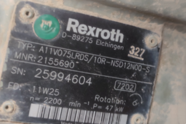 力士樂變量柱塞泵A11V075LRDS/10R-NSD12N00-S參數及型號說明