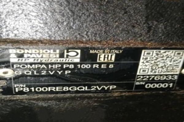Bondioli＆Pavesi齒輪泵P8100RE8GQL2VYP性能參數，應用說明