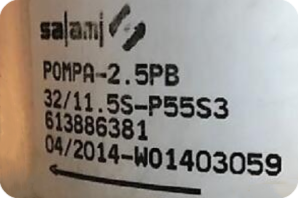 SALAMI薩拉米齒輪泵2.5PB32/11.5S-P55S3